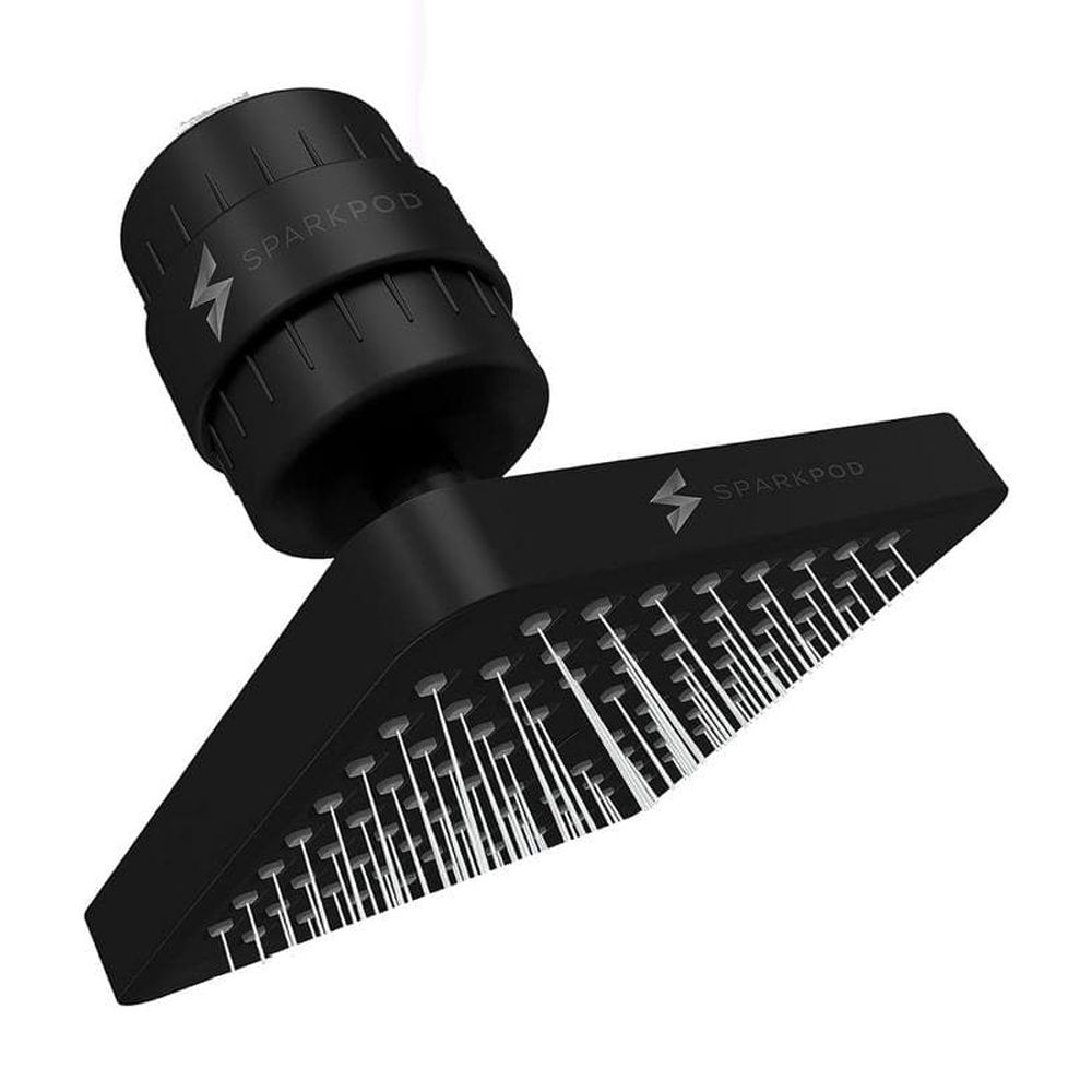 6 in. Square 23Stage Shower Filter Head with Water Filter Cartridge