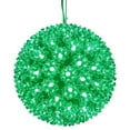 thumbnail image 1 of 6 in. Starlight Sphere Christmas Ornament with Green Wide Angle 50 LED Light, 1 of 1