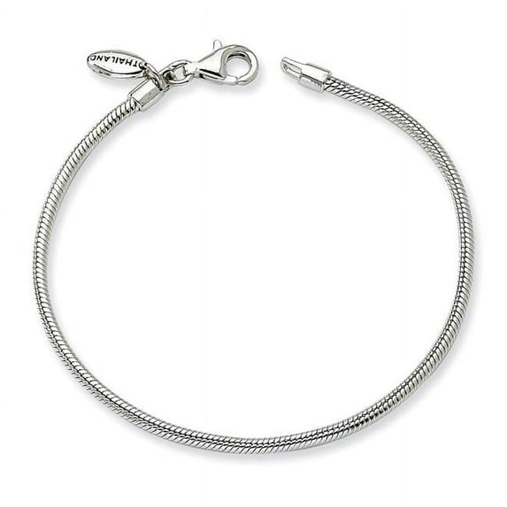 6 in. Sterling Silver Kids Bead Bracelet