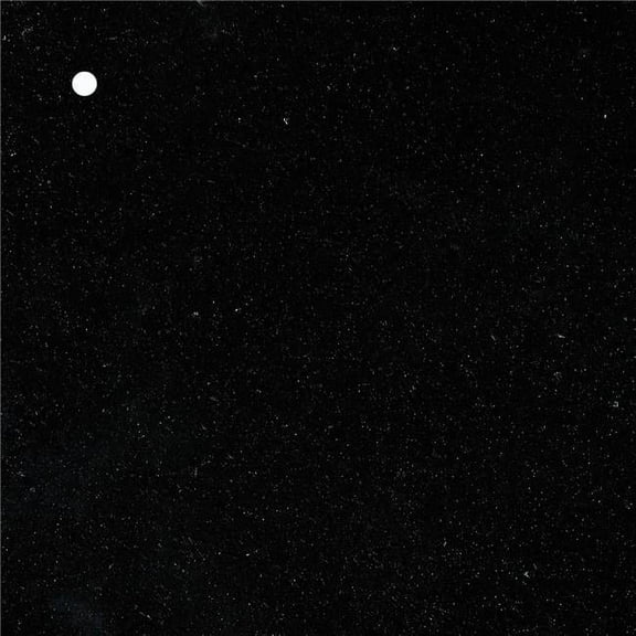 6 in. Stone Finish Sample, Black Granite