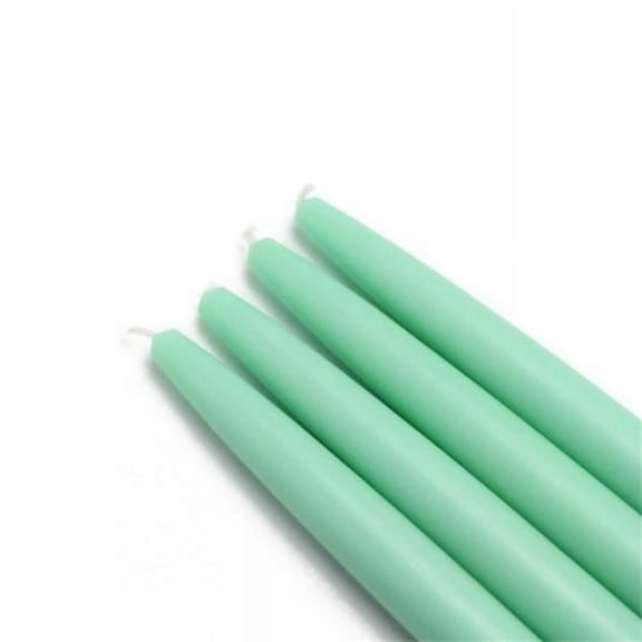 6 in. Taper Candles, Aqua - 12 Piece