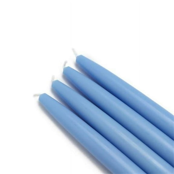 6 in. Taper Candles, Light Blue - 12 Piece
