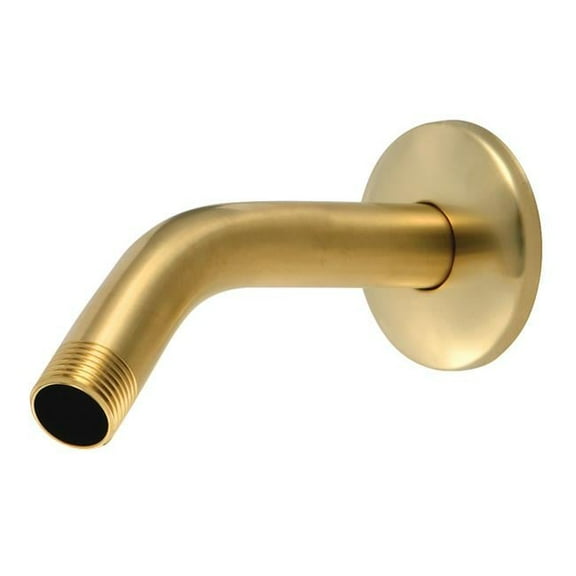 6 in. Trimscape Shower Arm with Flange, Brushed Brass