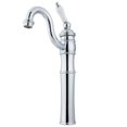 thumbnail image 1 of 6 in. Victorian Vessel Sink Faucet with Deck Plate, Polished Chrome, 1 of 1
