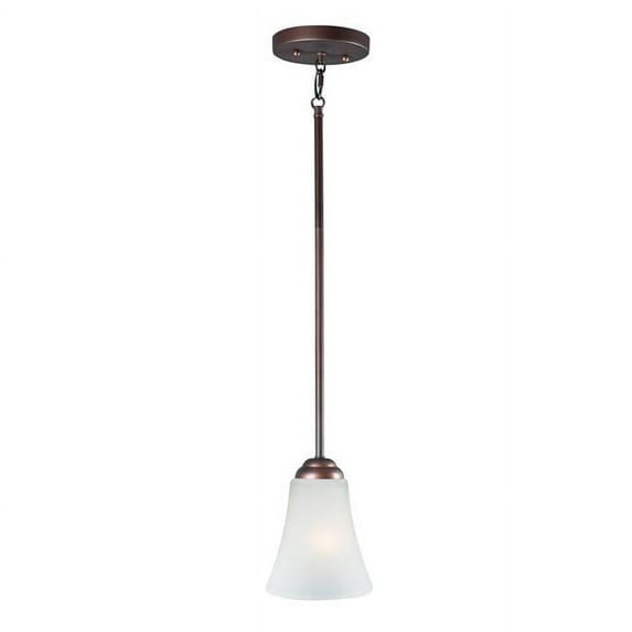 6 in. Vital 1 Light Oil Rubbed Bronze Mini Pendant Ceiling Light