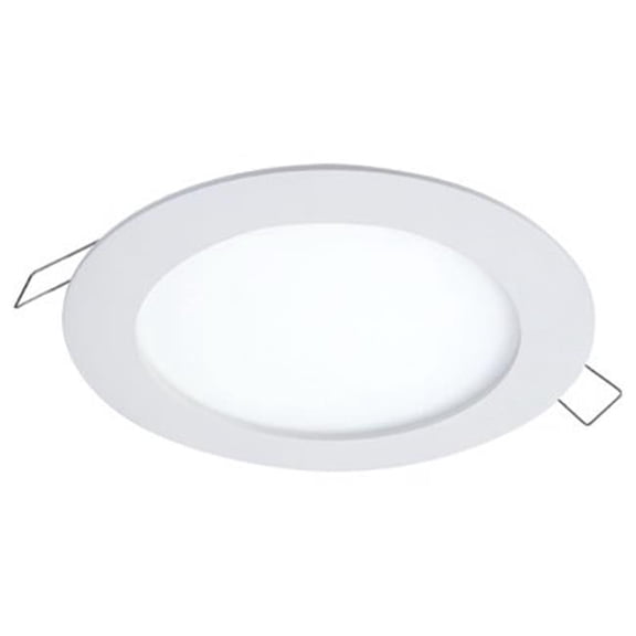 6 in. White Round LED Direct Mount Retrofit Trim Kit