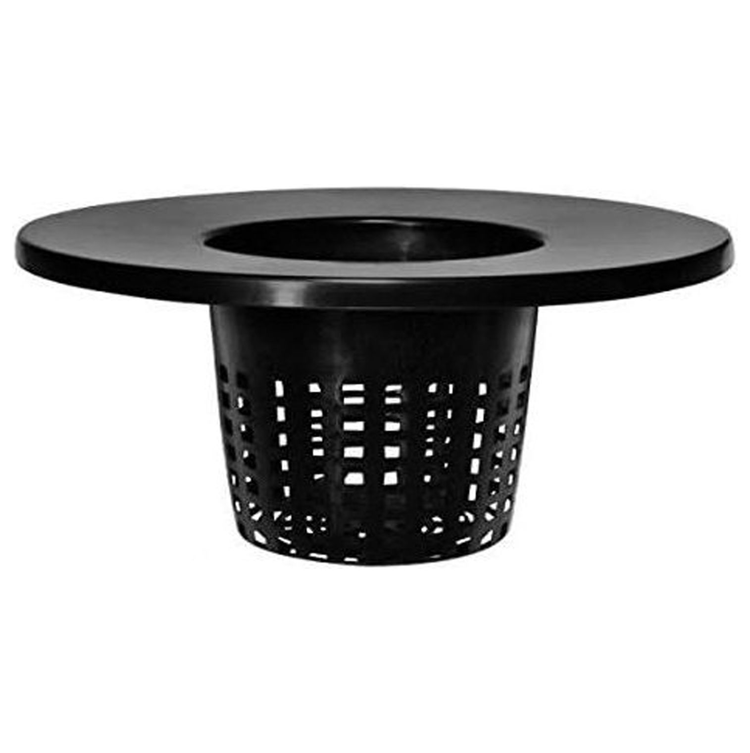 6 in. Wide Bucket Basket Round Plant Container with Mesh Bottom