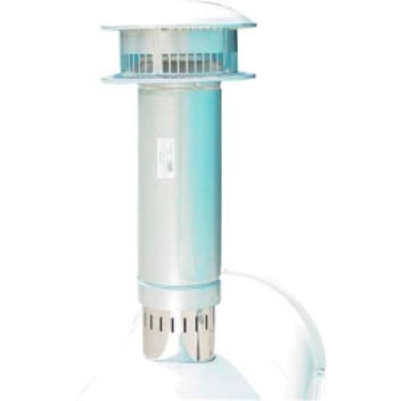 6 in. dia. x 18 in. EF1 Round Flue Stack with Rain Cap