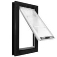 thumbnail image 1 of 6 in. x 11 in. Small Single Flap for Doors with Black Aluminum Frame, 1 of 1