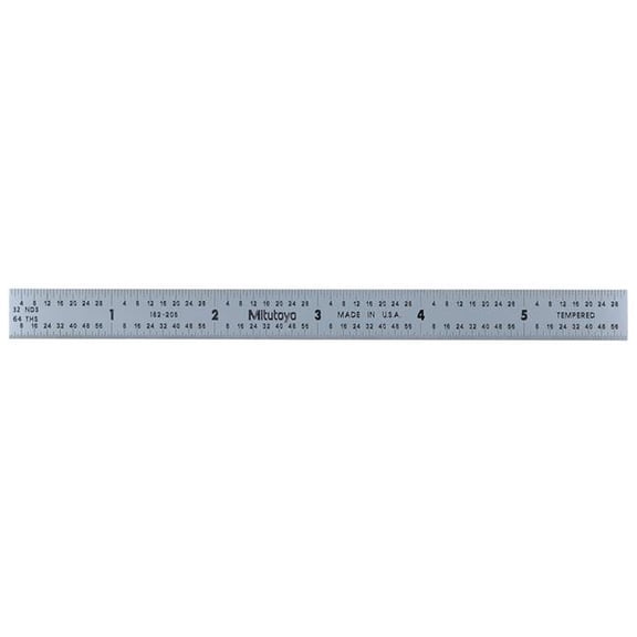 6 in. x 150 mm Flex Steel Rule