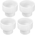 thumbnail image 1 of 6 in. x 4 in. White PVC DWV Increaser-Reducer Coupling, Hub x Hub Drain, Waste & Vent Systems (4-Pack), 1 of 8