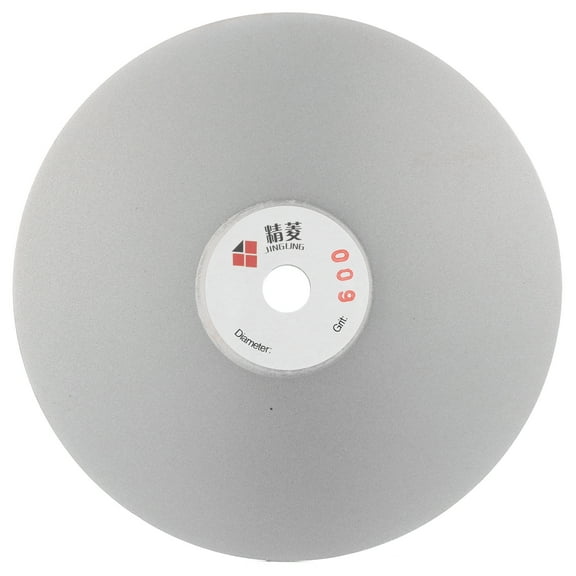 6" inch 150 mm Grit 600 Diamond Grinding Disc Abrasive Wheel Coated Flat Lap Disk Jewelry Tools for Gemstone Glass Rock Ceramics