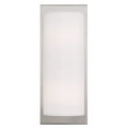 thumbnail image 1 of 6 inch 2 Light Brushed Nickel Wall Sconce with Hand Crafted Off-White Fabric Hardback Shade Shade, 1 of 7