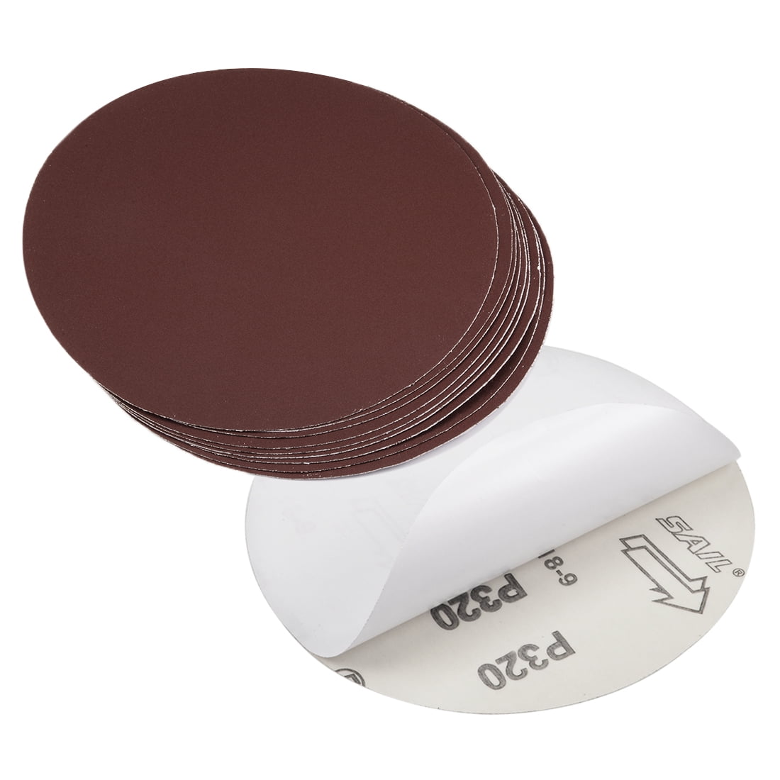 6inch 320Grits PSA Sanding Disc, AdhesiveBacked Sanding Sheets