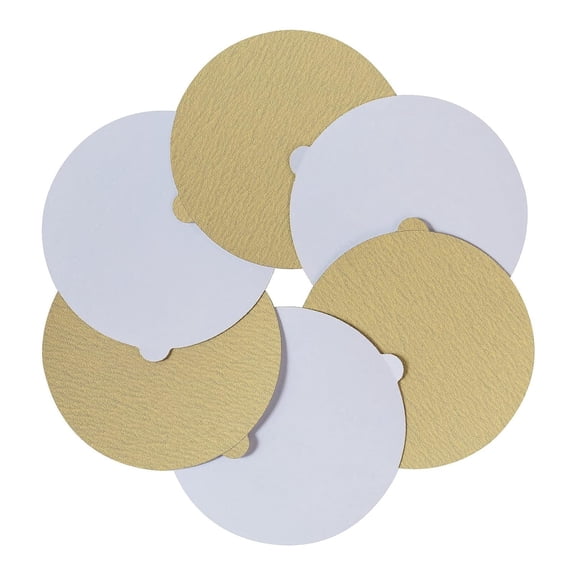 SATC 50Pcs 6"(150mm) PSA Adhesive Sanding Discs Sticky Back Sandpaper 60 Grit for Polishing
