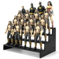 thumbnail image 1 of 6 inch Action Figure Display Stand Shelf with Pegs for 1/12 MOTU/DC/Legend Series/GI Joe Figure 4 Tier Toys Model Holder, 1 of 9