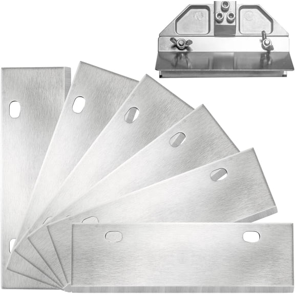 6-inch Barbecue Scraper Blades, Packed in a Set of 6. These are Very Sharp Replacement scrapers.
