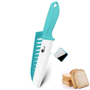 6-inch Ceramic Bread Knife Serrated kitchen Knife Knife for Butter Lard Fish Cheese Vegetables
