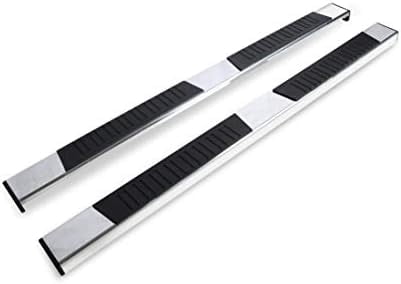 6" Chrome Running Boards For 2019-2024 Dodge Ram 1500 Crew Cab (New Body) | Aluminum Side Steps Nerf Bars - View #2