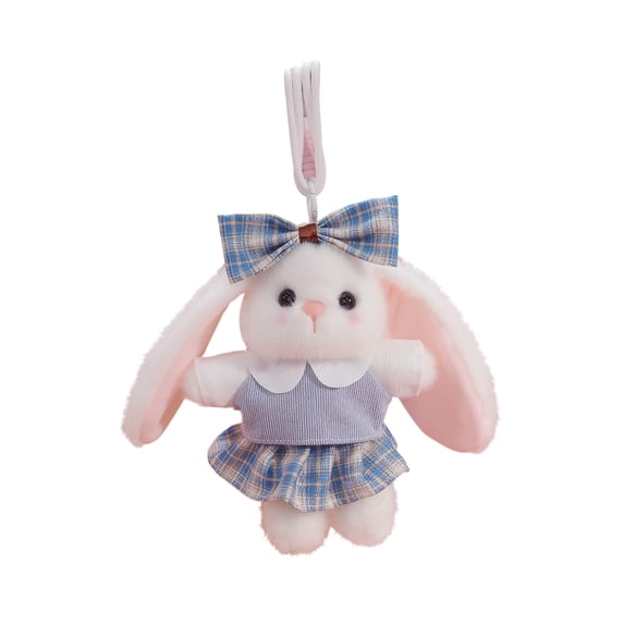 6 inch Cute Plush Keychain Doll Stuffed Animal Toy Soft Soothing Comfort Ultra-Soft Premium Fabric Backpack Accessory Bag Pendant Gift for Friends and Adults