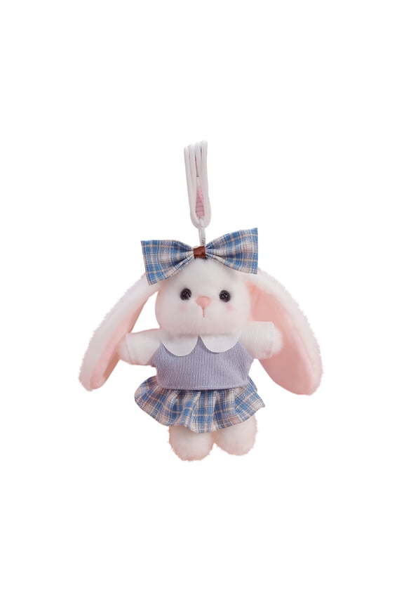 6 inch Cute Plush Keychain Doll Stuffed Animal Toy Soft Soothing Comfort Ultra-Soft Premium Fabric Backpack Accessory Bag Pendant Gift for Friends and Adults
