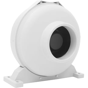 6-inch Exhaust Fan,418CFM Radon Mitigation System Inline Duct Fan Ventilation Equipment with Bracket,3150RPM Speed Waterproof Electric Exhaust Fan for Kitchens, Bathrooms, Greenhouses