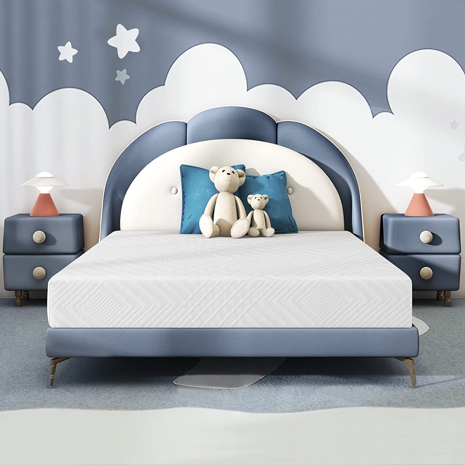 6 inch Full Mattress in a Box, Gel Memory Foam Mattresses Made in USA