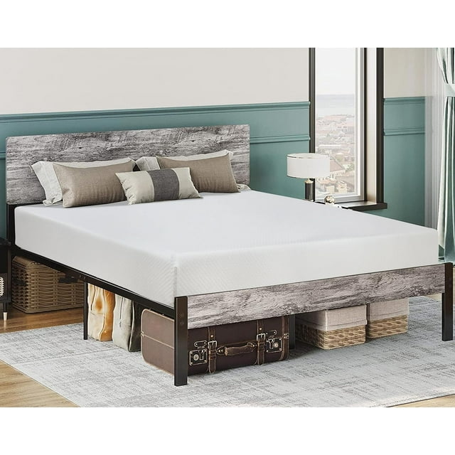 6 inch Full Size Mattress, Gel Memory Foam Full Mattress for a Cool