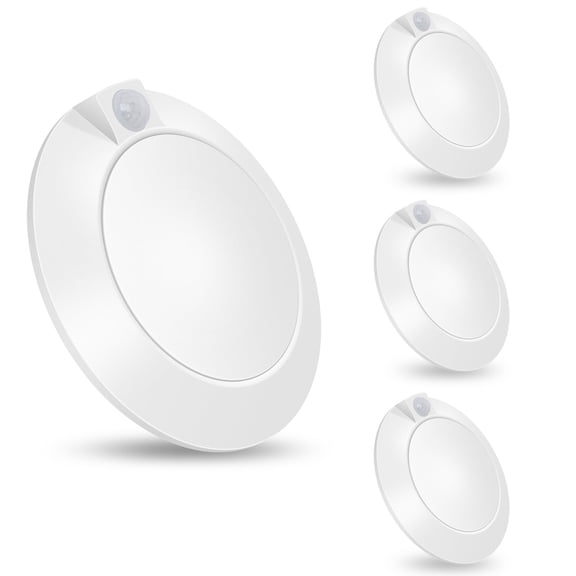 6 inch Led Motion Sensor Light Indoor,120V CRI90 14W 3000K Warm White Surface Mount Led Ceiling Light, Motion Activated Disk Light for Closet Hallway Stairwell