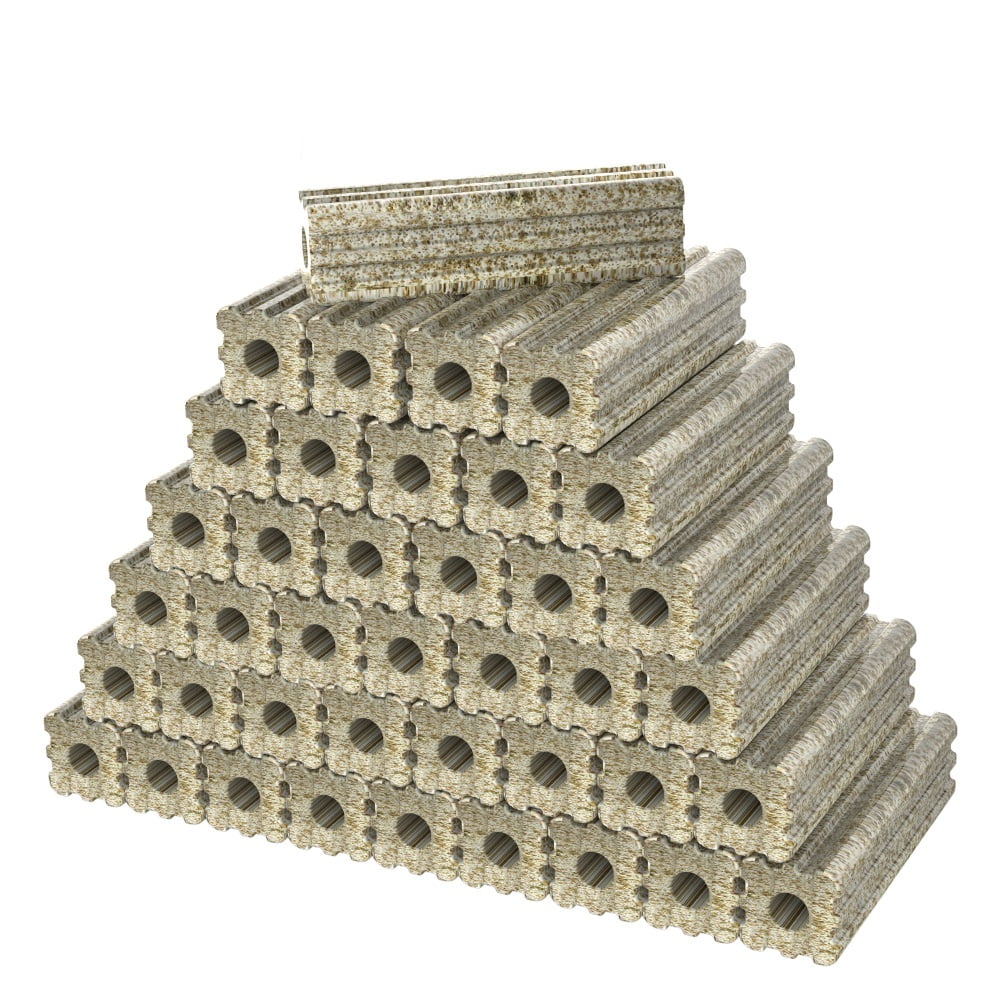 6in Large Aquarium Bio Ceramic Filter Media Blocks (100pcs)- Air ...