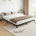 thumbnail image 1 of 6-inch Metal Low Bed Frame with Metal Slat Support, No Box Spring Needed, 1 of 6