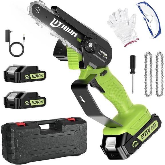 6 inch Mini  Cordless with 2 , 20V  Portable Handheld Small    for Tree Trimming,  , Courtyard, Garden, Father's Day  for Men Dad,
