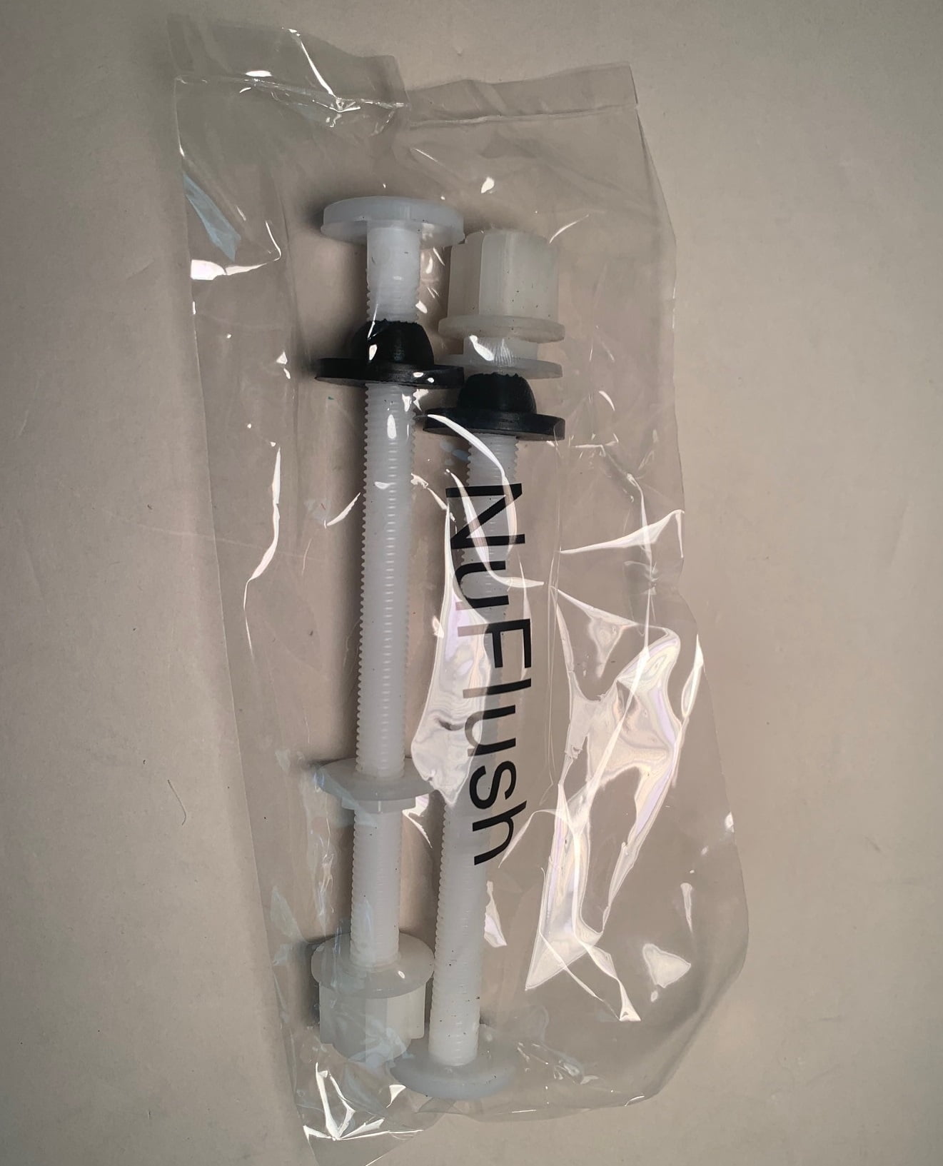 6inch Nylon ABS Toilet Seat Bolts, Made for Raised Toilet Seats, Two