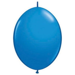 6 inch Qualatex Quicklink - Dark Blue Latex Balloons (50 Pack) - Party Supplies Decorations
