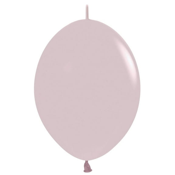 6 inch Sempertex Link-O-Loon Pastel Dusk Rose Latex Balloons (50 Pack) - Party Supplies Decorations