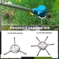 thumbnail image 2 of Wire Brush Trimmer Head 8-Inch Wired Trimmer Blade - Steel Brush Head For Weed Eaters & Landscaping Weed Eater Trimmer Blade 2 of 14