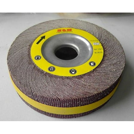 6 inch Unmounted FLAP WHEEL 6" x 1.5" in 40 60 80 120 180 Grit / 1" Arbor 3/4" 5/8" 1/2" Bushing including