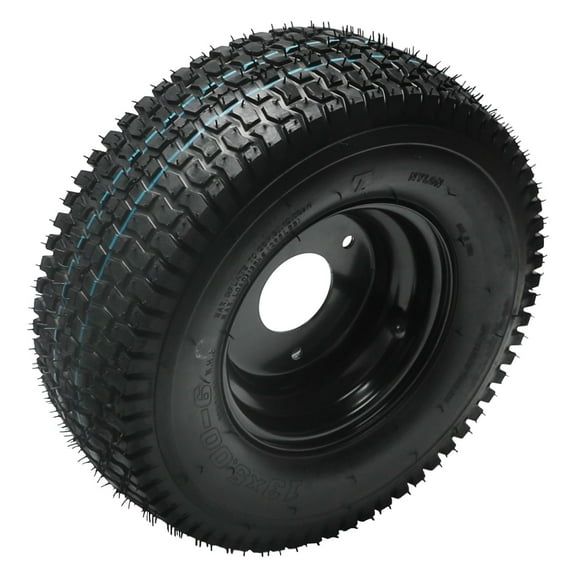 6 inch Wheel 13x5-6 13x5.00-6 Wheel Tire and Rim 3 Stud 4Ply Tubeless Wheel for Riding Lawn Mowers Yard Tractors Hand Trucks Mini Bike ATV Quad Buggy Go Kart Tire Wheel Four Wheelers (1)