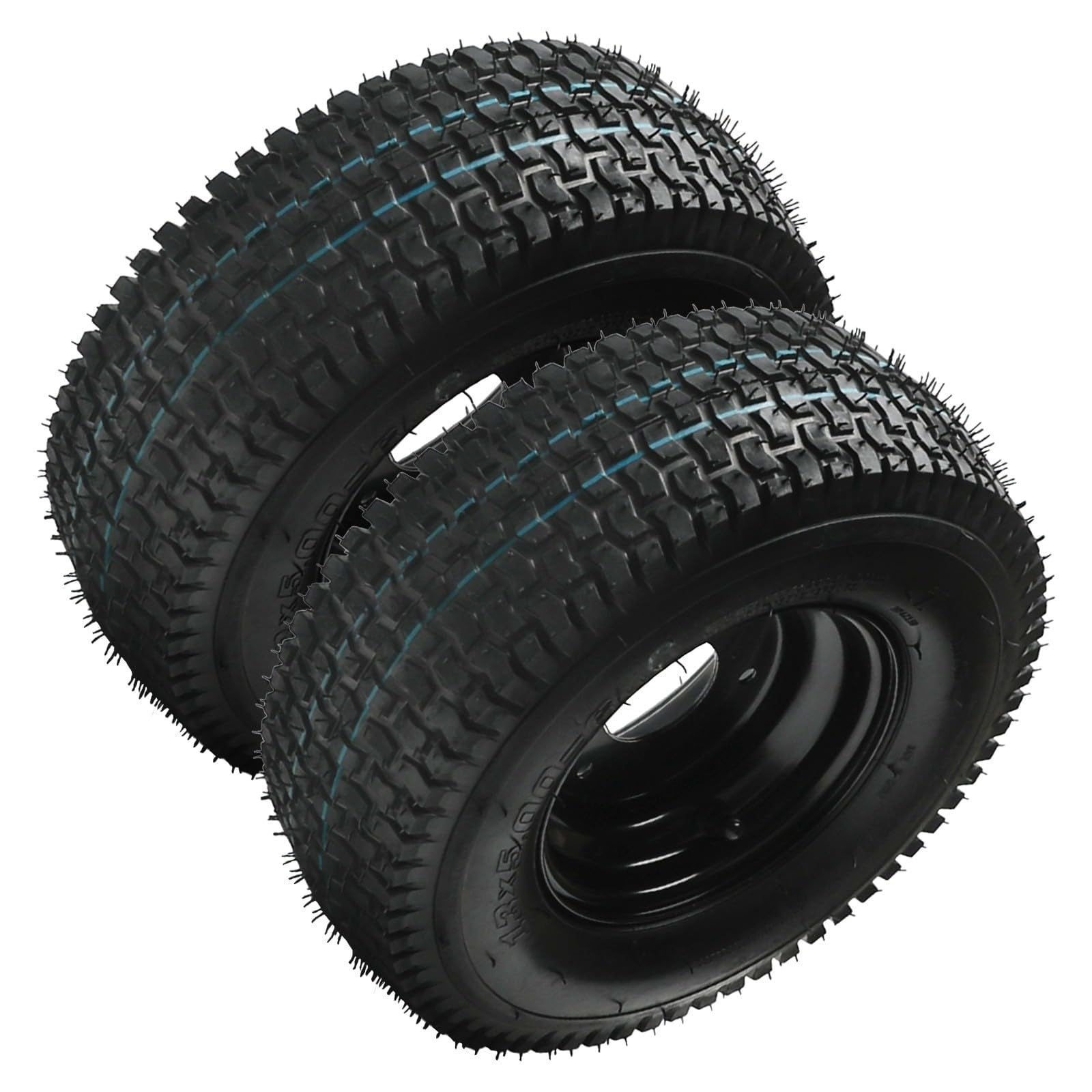 6 inch Wheel 13x5-6 13x5.00-6 Wheel Tire and Rim 3 Stud 4Ply Tubeless ...