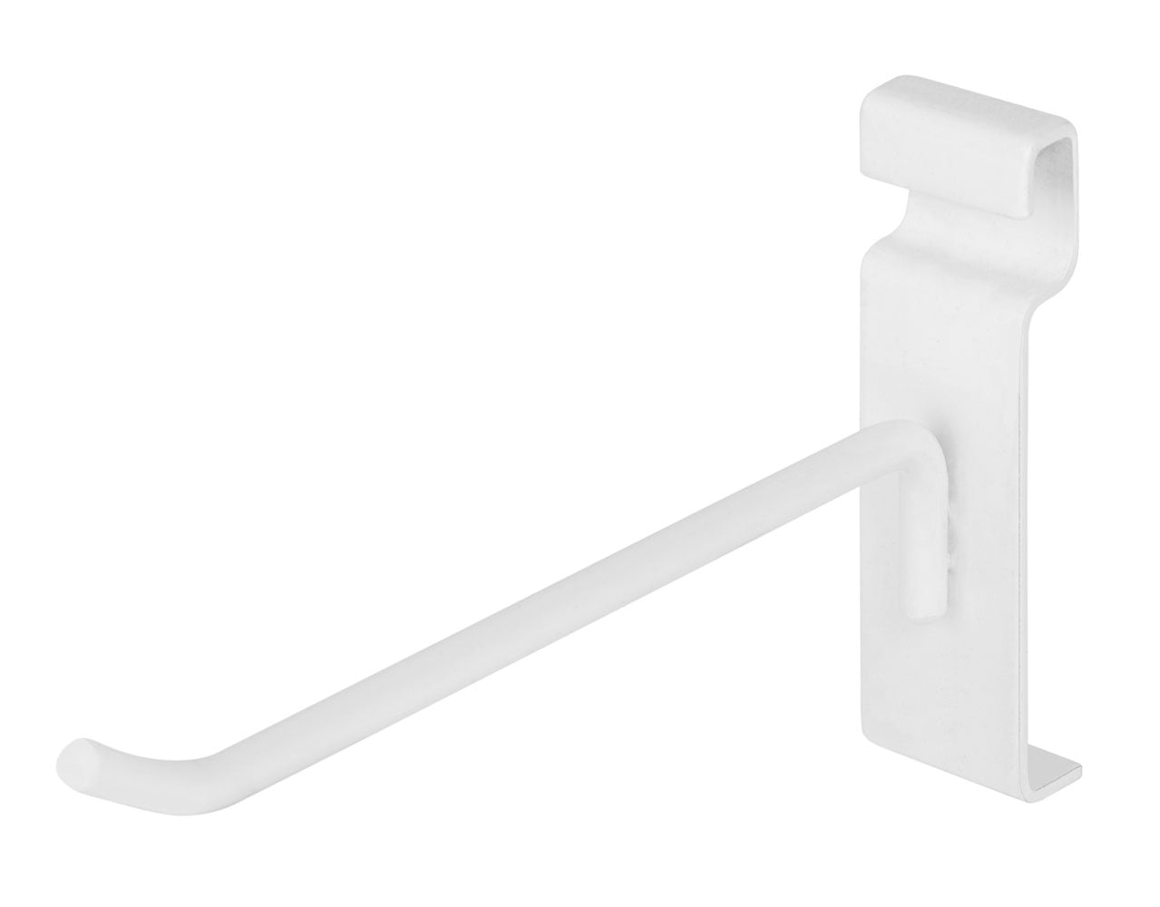 6 inch White Grid Wall Hooks Pack of 50