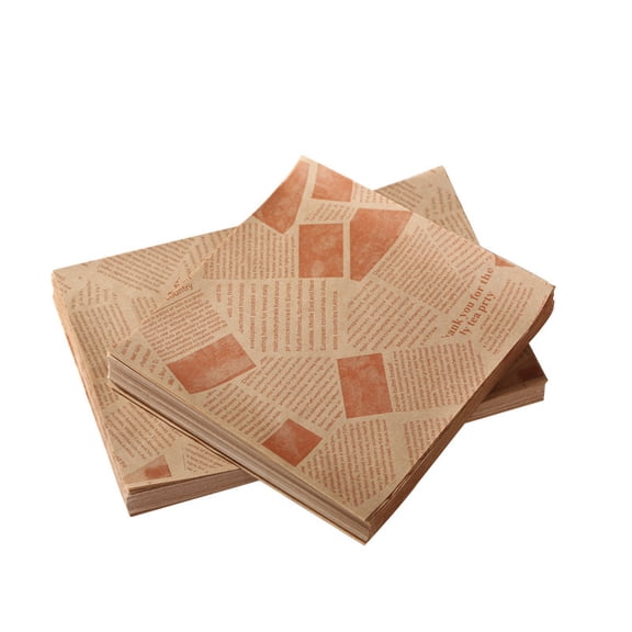 6-inch bread, burger, pizza, plate, sandwich, air fryer paper, oil proof paper 100/500 pieces