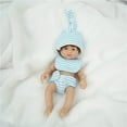 thumbnail image 1 of 6 inch full silicone simulation rebirth doll reborn doll mini miniature gift, 1 of 4
