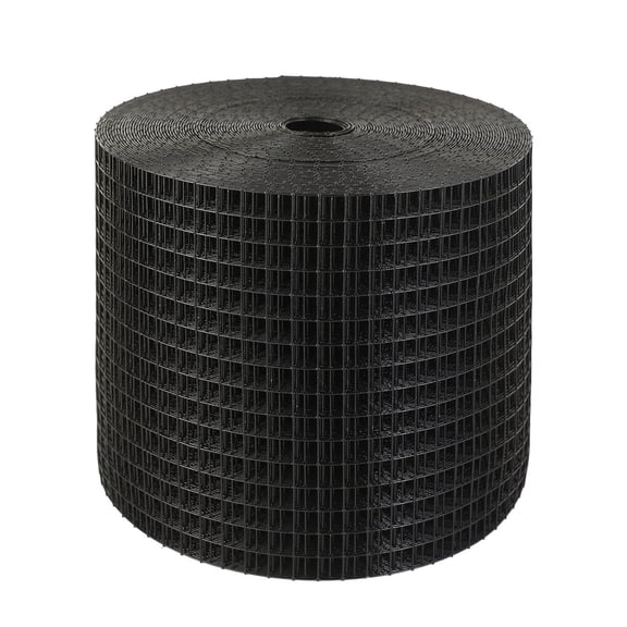 6 inch x 100ft Solar Panel Bird Guard, Critter Guard Roll Kit with 100pcs Stainless Steel Fasteners, Solar Panel Guard with Rust-proof PVC Coating, 1/2 inch Wire Roll Mesh
