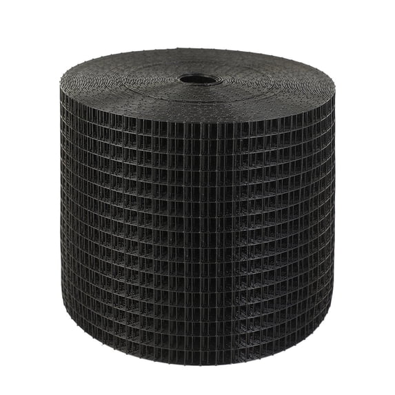 6 inch x 100ft Solar Panel Bird Guard, Critter Guard Roll Kit with 100pcs Stainless Steel Fasteners, Solar Panel Guard with Rust-proof PVC Coating, 1/2 inch Wire Roll Mesh