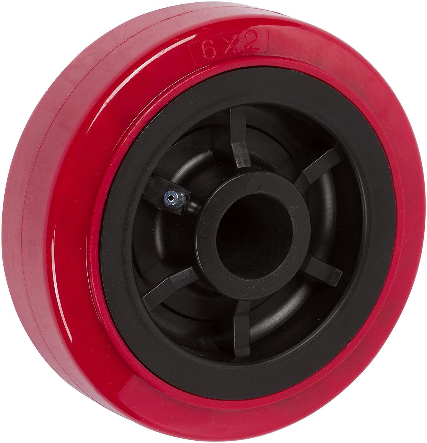 6 inch x 2 inch PRO-TECH Polyurethane Heavy Duty Industrial Non-Marking ...