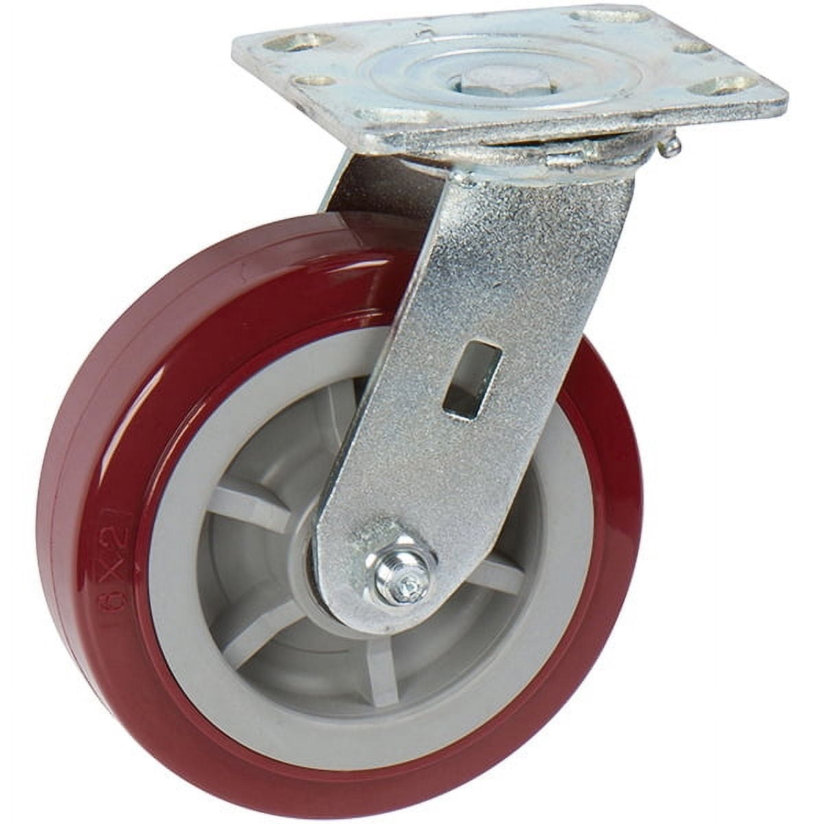 6 inch x 2 inch PRO-TECH Polyurethane Heavy Duty Industrial Non-Marking ...