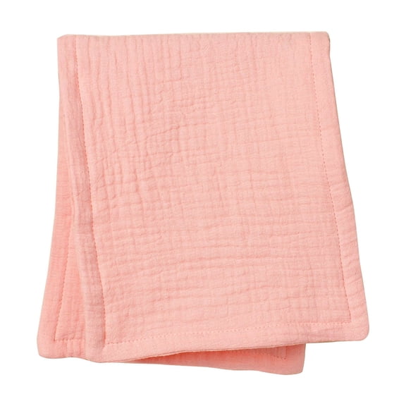 6-layer Baby Burp Cloth Rectangle Drooling Bib Soft Teething Bib Absorbent Saliva Towel Breathable Cotton Shoulder Pad