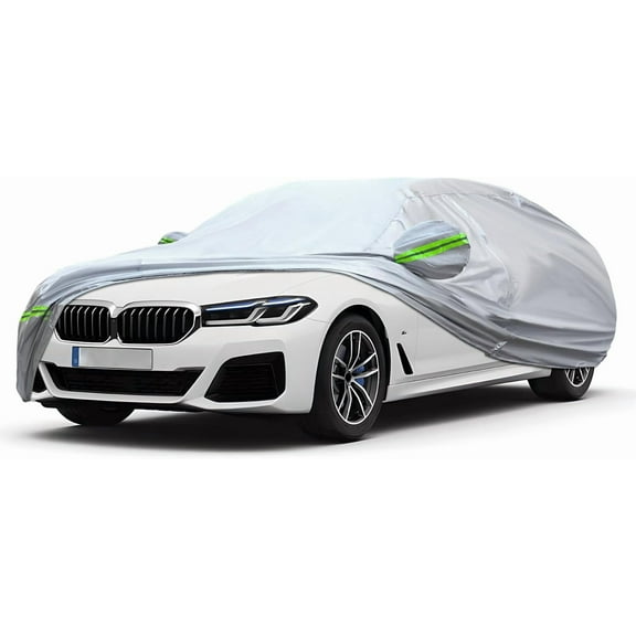 6-layer Full Car Cover Is All-weather Waterproof, Universal In All Seasons, Snow Prevention, Rainproof, Acid Rainproof, Sunscreen, Ultraviolet-proof, Universally Applicable To Sedan (188"-198")