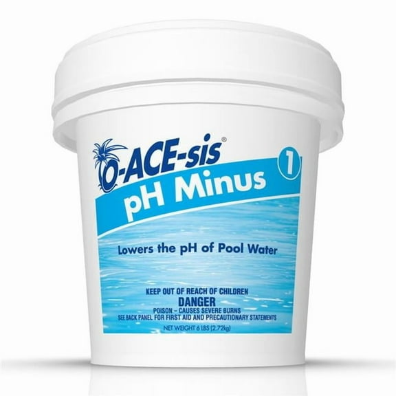 6 lbs PH Minus Granule Non Chlorine Calcium Hardness Increaser - Pack Of 8