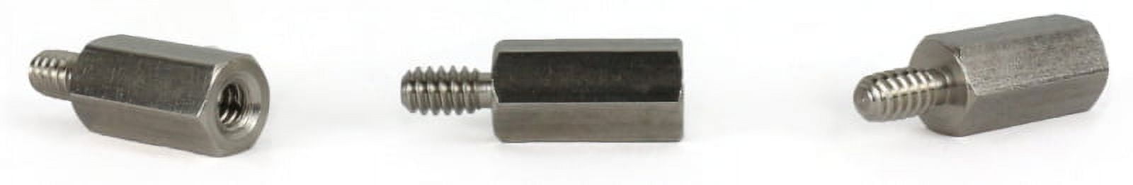 6 mm OD Hex Standoffs (Male-Female) / M4-0.7 x 13 mm / Aluminum - 500 Piece Carton